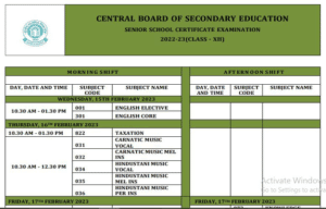 CBSE Class 10th, 12th Date Sheet For 2023 – Direct Link for PDF ...